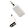 Car aux to USB female head 3.5mm U disk connection CD player audio cable car audio head
