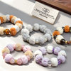 Autumn and Winter Plush Natural Citrine Amethyst Tiger Eye Crystal Bracelet High-End Melard New Year Bracelet Beads