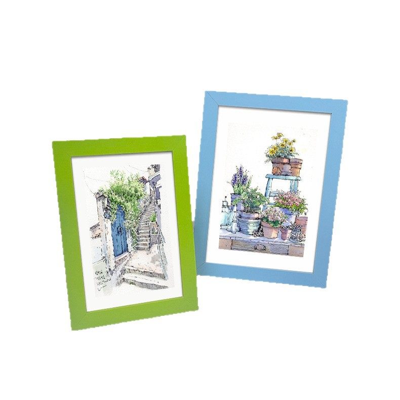 Casual Table Hanging Wall Graduation Photo Frame 5 Inches 6 Inches 7 Inches 8inch 10inch A4 Picture Frame Solid Wood Wholesale