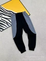 Black and ash gray trousers