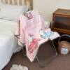 Ins Style Air-Conditioning Blanket Student Dormitory Coral Velvet Shawl Blanket Nap Air-Conditioning Blanket Office Blanket Lunch Break Artifact