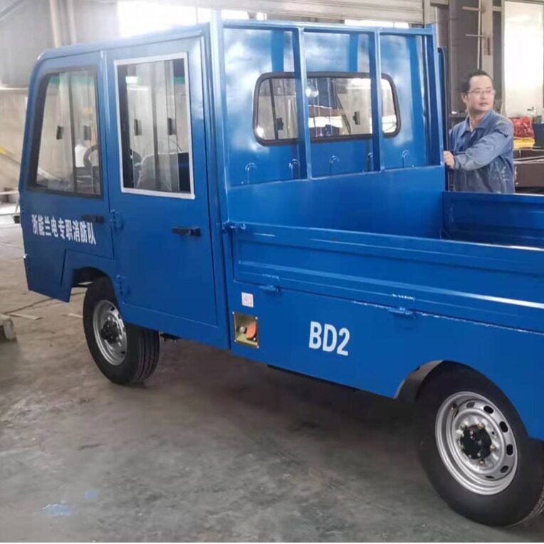 2吨电动货车 敞开式2座电动货车电动平板货车工厂车辆工业运输