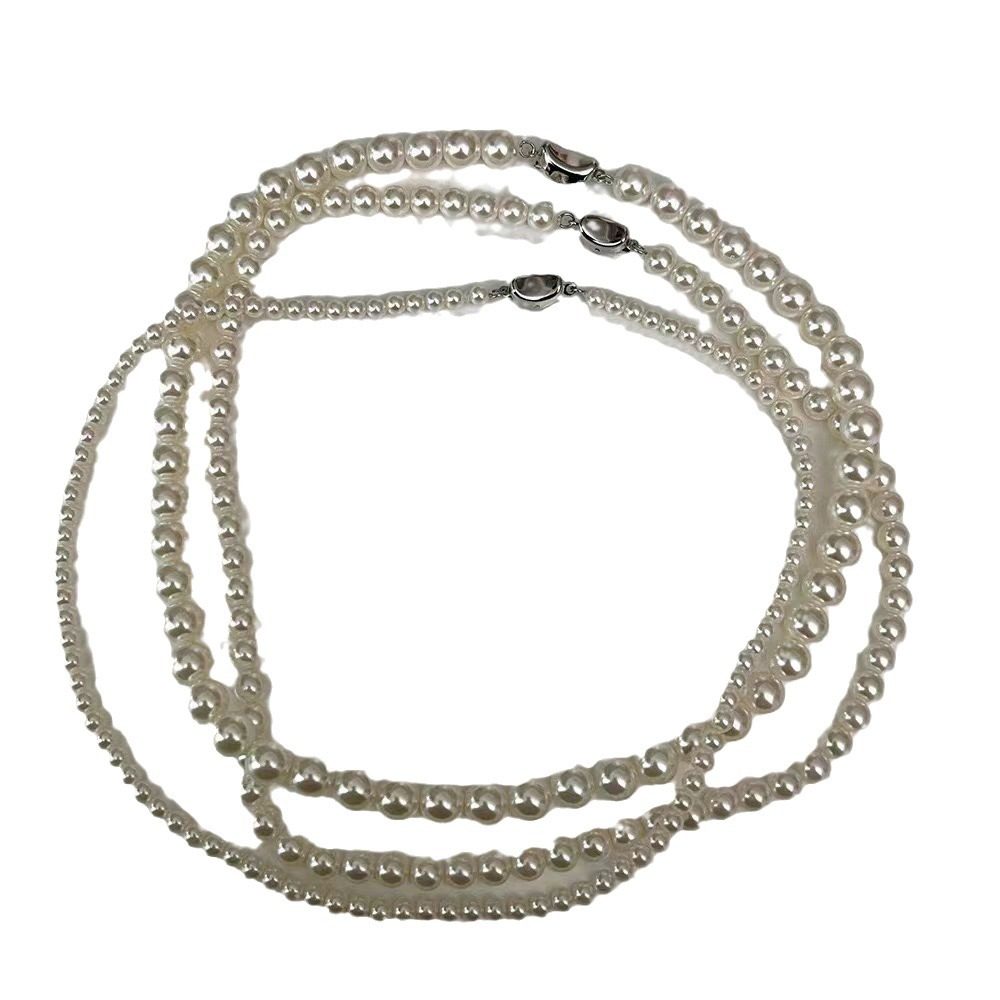 Fever Same Style Imitation Natural Freshwater Shijia Pearl Necklace Women's Clavicle Necklace New Hot Style Accessible Luxury Niche