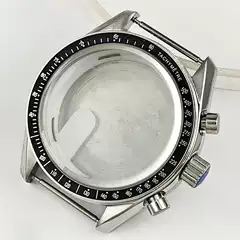 40mm Watch Modification Parts Super Stainless Steel Case Suitable for Vk63 Vk64 Movement Vk63 Case