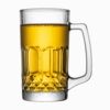 Wholesale 500ml glass with bar draft beer cup home large thick 0.5L beer cup bar wine cup logo printing