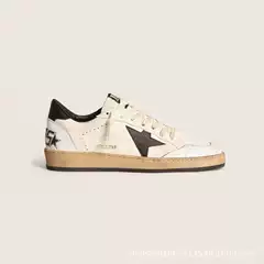 Only High-End Tan Jianci Style Blimp Biscuit Shoes, Thick-Soled Lace-Up Starry Sky Rhinestone Height-Increasing White Shoes for Women