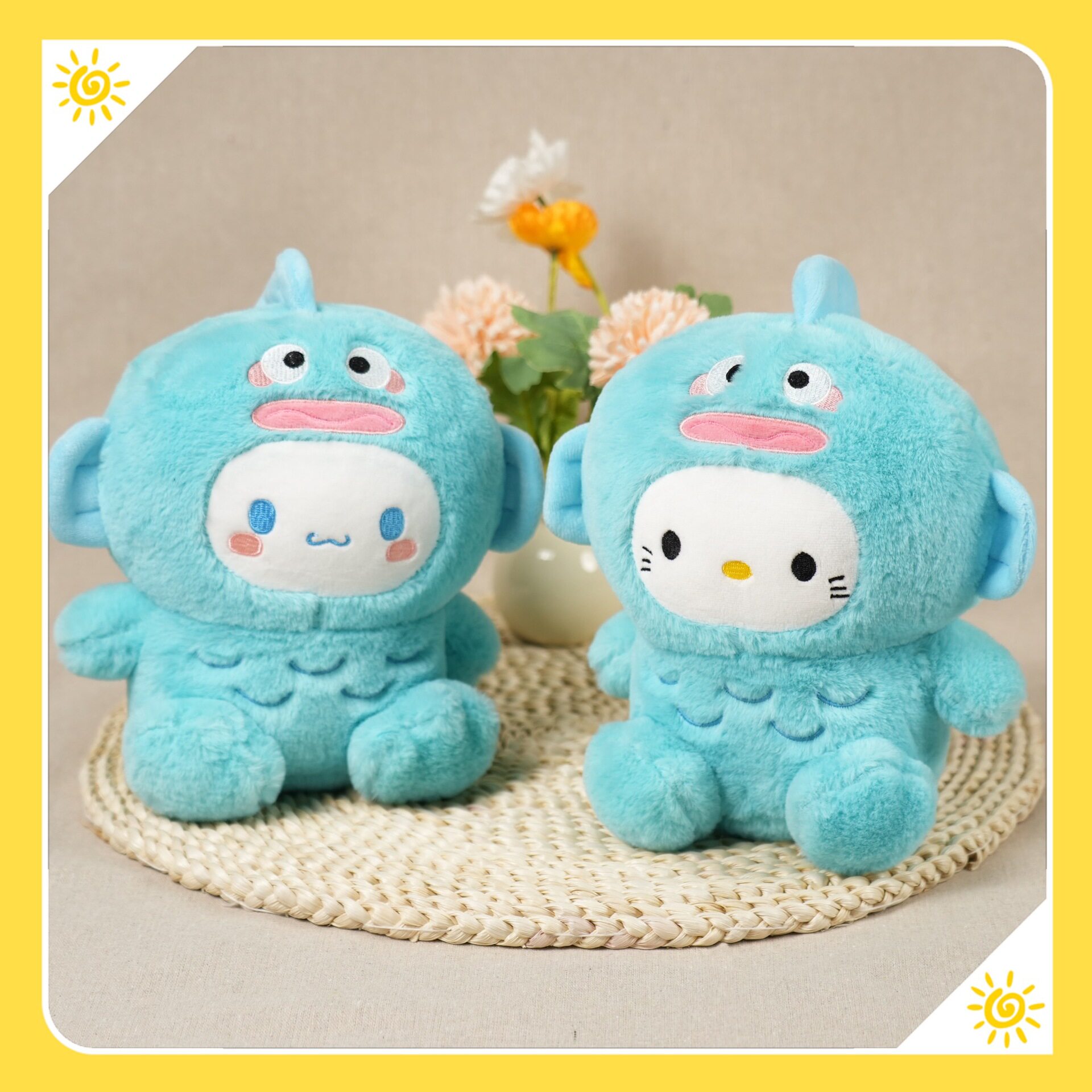 新款跨境八寸毛绒玩具抓机娃娃公仔流量款布娃娃婚庆抛洒厂家批发