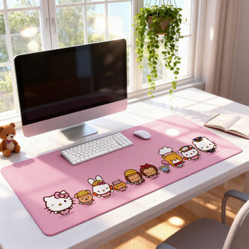 Mouse Pad Large Large Size Rubber Table Pad Mouse Pad Non-Slip Keyboard Pad Cartoon Game Desk Pad Computer Accessories