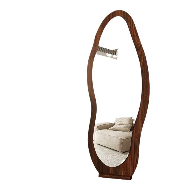 Second-Hand Full-Length Mirror, Home Floor-To-Ceiling Mirror, Internet Celebrity Special-Shaped Mirror, Wall-Mounted High-End Dressing Mirror, Bedroom Fitting Mirror