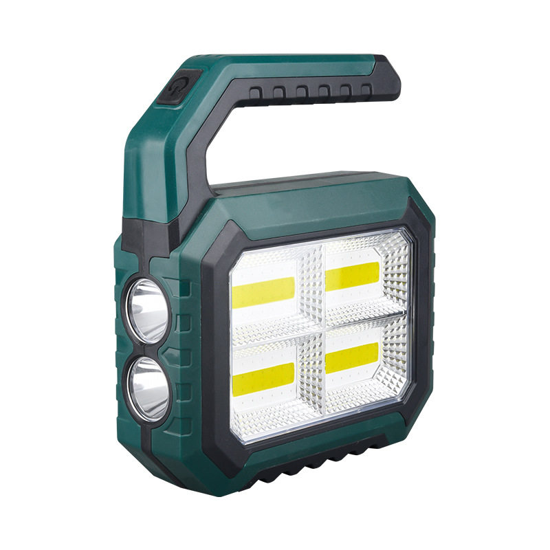 Wushang Cross-Border Solar Portable Lamp Multi-Functional Outdoor Stall Emergency Multi-Functional Lighting Long-Range Work Light
