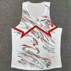 New Track and Field Clothing Quick-Drying Breathable Men's and Women's Sports Training Clothing Vest Competition Clothing Sports Marathon Running Clothing
