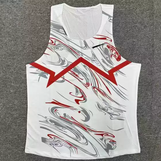 New Track and Field Clothing Quick-Drying Breathable Men's and Women's Sports Training Clothing Vest Competition Clothing Sports Marathon Running Clothing