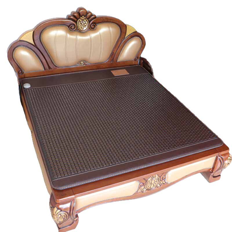 Jade Mattress with Electric Heating, Dual Temperature Control, Tourmaline Far-Infrared Therapy, Health Care, Multifunctional with Germanium Stone