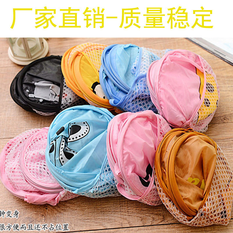 ins New Laundry Basket Wholesale Children Cartoon Toy Bedroom Storage Basket Foldable Portable Printed Dirty Clothes Basket