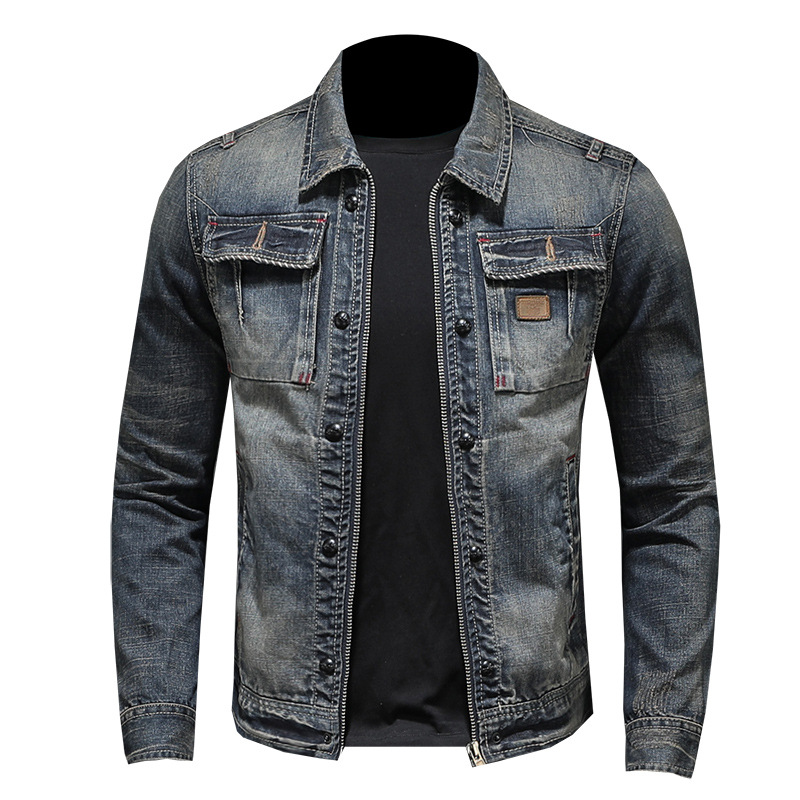 Mã C8398 Giá 1830K: Áo Khoác Nam Shreri Dáng Ôm Body Gợi Cảm Sexy Kín Cổ Thời Trang Nam Chất Liệu Jean Bò G05 Sản Phẩm Mới, (Miễn Phí Vận Chuyển Toàn Quốc).