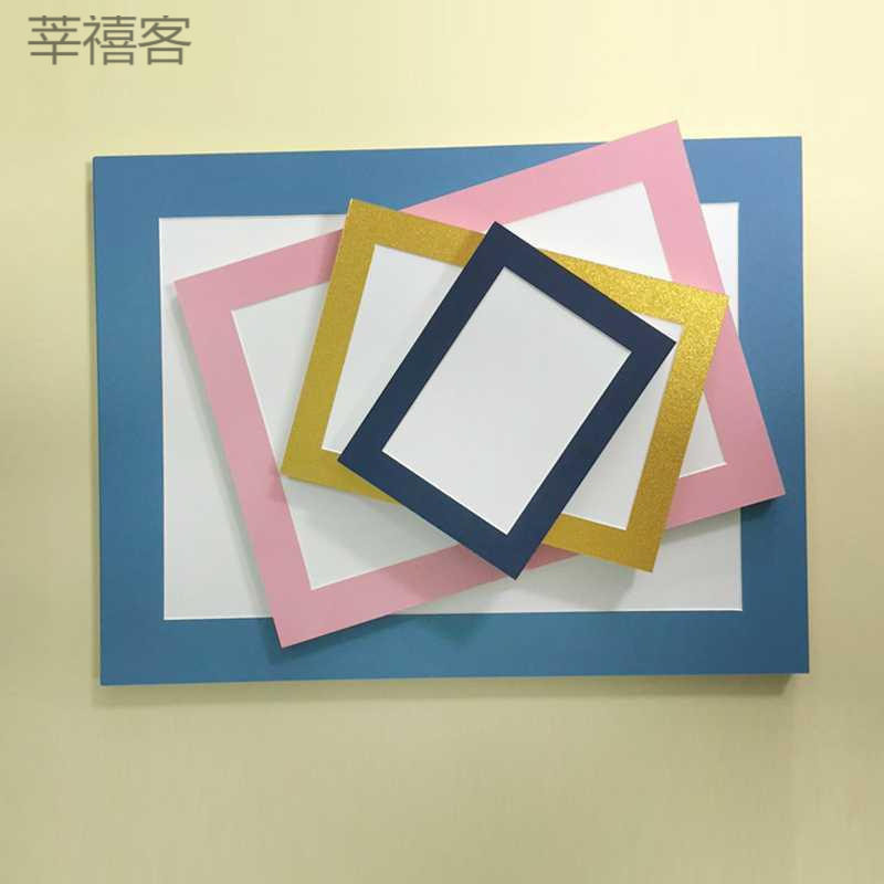 Card Wall Photo Frame A4A3 A2 16K 8K 4K 2K Paper-cut Gouache Sketch Cicography Mounted Picture Frame