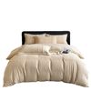 High-End Warm Three-Piece Set, Class a Maternal and Infant Grade Thickeneded Carved Milk Velvet Four-Piece Bed Autumn and Winter Quilt Cover