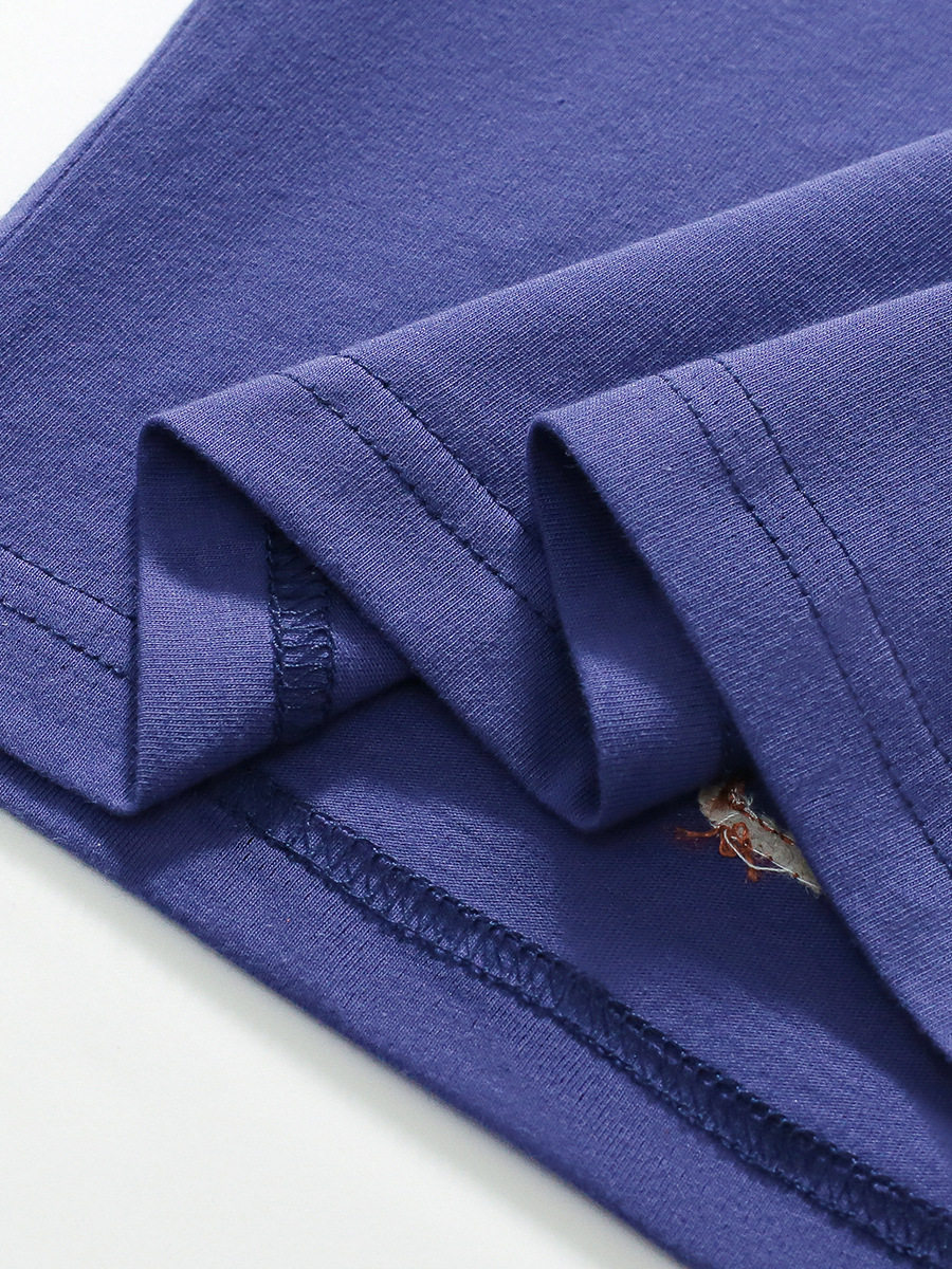 Kids' Summer Rabbit Print T-Shirt, Boys' Cotton Applique Top