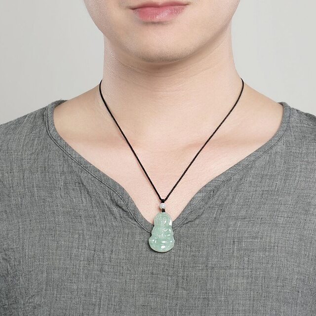 Natural jadeite goods couple jade pendant jadeite goods