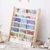 Spot Solid Wood Bookshelf Kindergarten Storage Floor-Standing Storage Rack Children's Bookshelf Reading Bookcase Children's Picture Book Rack