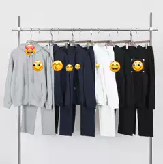 Spring and Autumn Paul Long Sleeve Sweatshirt Men's Casual Cotton Solid Color Embroidered Pony Logo Zipper Pullover Cardigan Sweatshirt
