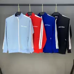 Cross-border Batch PA Sports Suit Jacket Flocking Printed Color-block Bar Ribbon Sports Shorts for Male and Female Students School Uniform