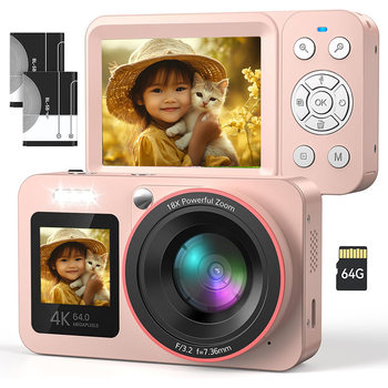 New High-Looking Cross-Border Special Kidsren's 4K Digital Camera Portable High-Definition 64 Million Pixel Student Camera