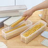 Rectangular Noodle Storage Box Kitchen Egg Noodles Vermicelli Refrigerator Storage Box Plastic Food Preservation Sealed Box