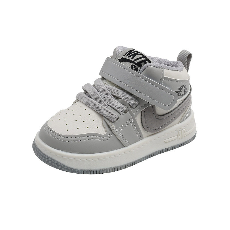 Middle help children's sneaker boys and girls casual board shoes 2022 autumn new non-slip baby shoes toddler shoes