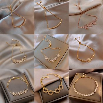 South Korea all-match pearl bracelet for women ins style niche high-grade titanium steel bracelet couple bracelet jewelry wholesale