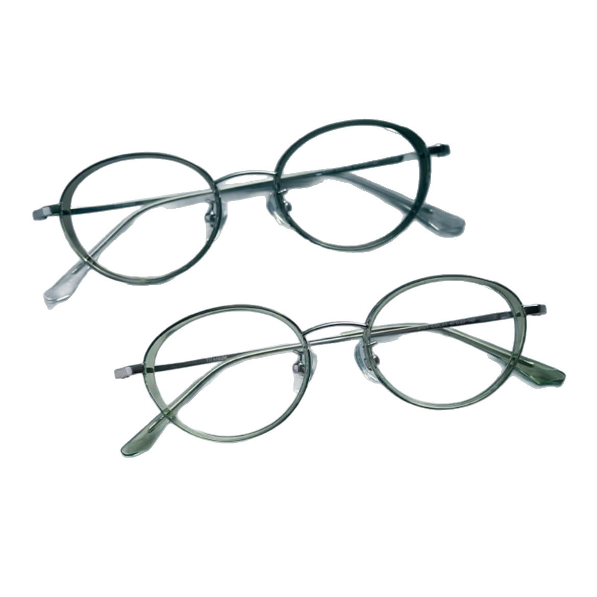 「V918T」Japanese Throb Pure Titanium Ultra-Light Nerd Small Frame Oval Can Be Equipped with High Myopia Glasses Frame for Women