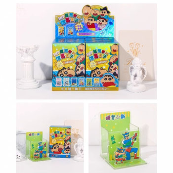 Crayon Shin-Chan DIY Storage Pen Holder Surprise Box Series Authentic Blind Box Trendy Handmade Office Doll Gift
