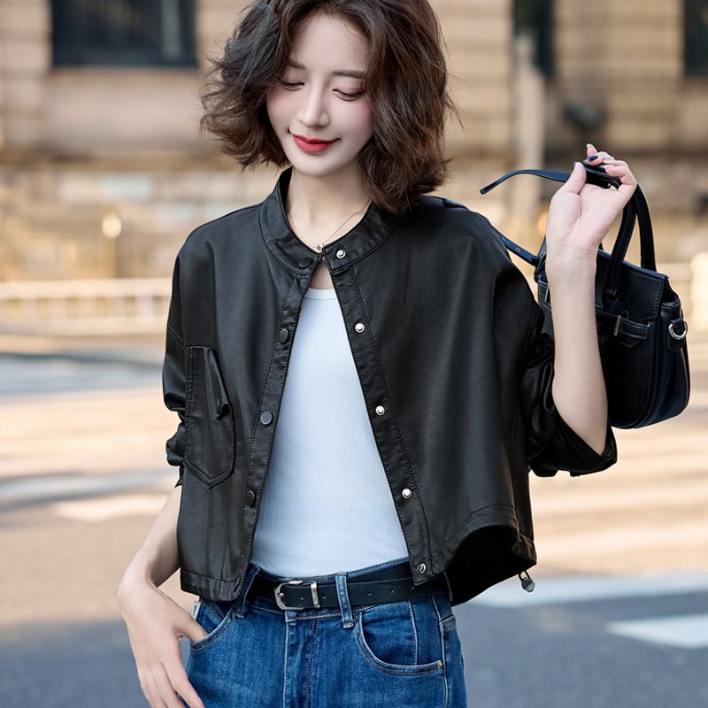 (Mới) Mã L3668 Giá 1680K: Áo Da Nữ Wotdyi Hàng Mùa Xuân Thu Đông Thời Trang Nữ Chất Liệu G05 Sản Phẩm Mới, (Miễn Phí Vận Chuyển Toàn Quốc).