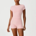 Pink (short sleeves + shorts)