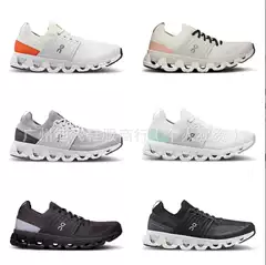 On Men's and Women's Running Shoes Cloudswift3 Non-Slip Wear-Resistant Woven Running Shoes Shock-Absorbing Sports Shoes Breathable
