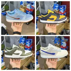 New Foreign Trade Dunk Low Low-Top Black and White Retro Mint Panda Campus Versatile Casual Couple Sneakers for Men and Women