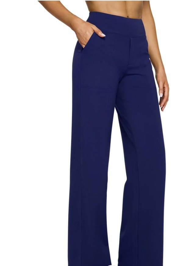 High Waisted Loose Fit Straight Leg Pants Solid Color Pocket Design Casual Style Autumn Collection Wholesale