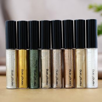 [Special Offer]Hengfang Crystal Sparkling Liquid Eyeshadow for Women, Waterproof, Smudge-Proof, Pearlescent Fine Glitter Liquid Eyeshadow