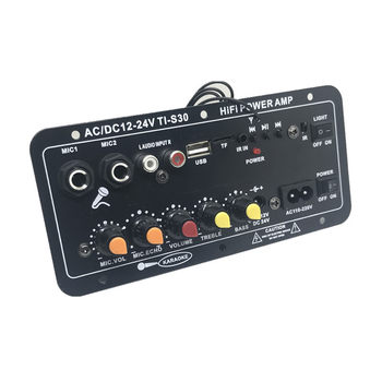 Ti-S30 Square Dance Audio Amplifier Built-In Bluetooth Radio Dual Microphone Jack 12V24V220V Leidezhu
