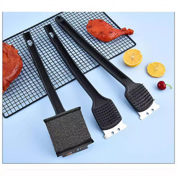 Barbecue Utensils Barbecue Cleaning Brush Multifunctional Barbecue Mesh Barbecue Grill Special Brush Stainless Steel Wire Brush