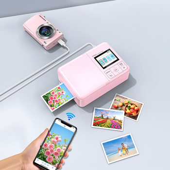 New Portable Mobile Phone Camera Photo Color Printer Small Photo Inkjet Printer 50×90mm