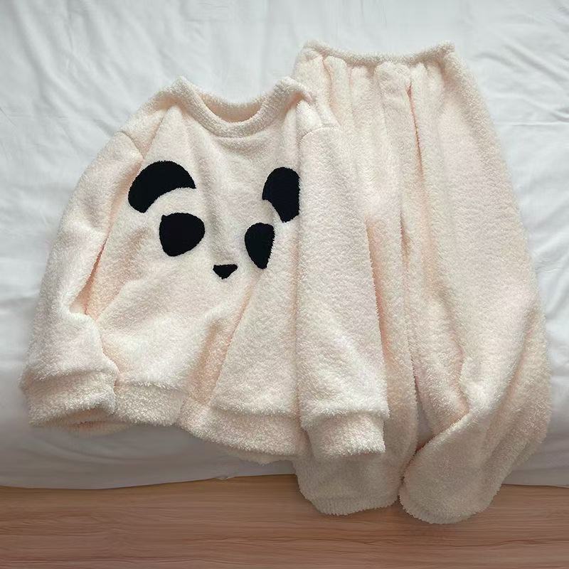 睡衣冬季女款珊瑚绒2025年新款冬天法兰绒秋冬家居服套装厂家直销