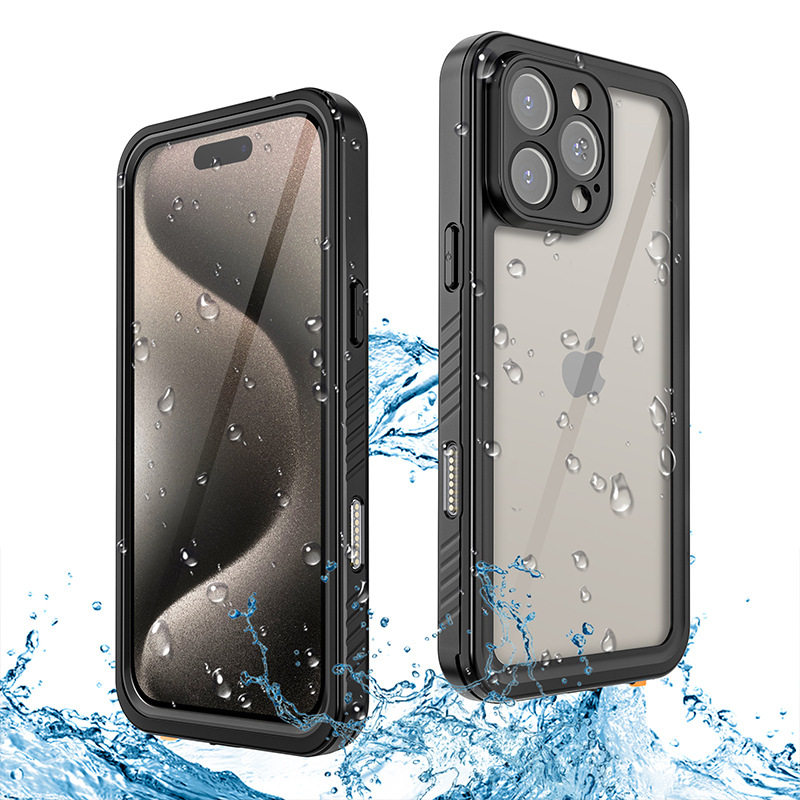 Red pepper waterproof case is suitable for iPhone16 promax mobile phone case anti-drop waterproof protection mobile phone case