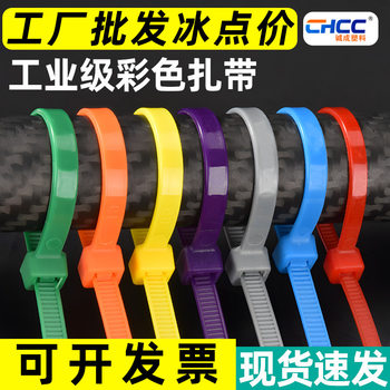 Factory wholesale color nylon cable ties 3*4*5*100*150*200*300 nylon strong self-locking cable ties