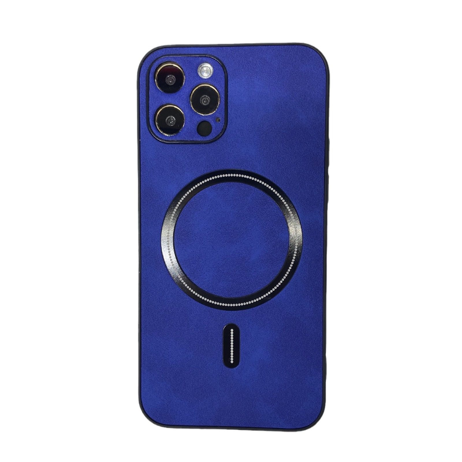 Suitable for iPhone 17Promax Phone Case, Apple 16 Wireless Magnetic Sheepskin Leather 15Pro Protective Cover