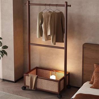 New Hotel Clothes Rack, Bedroom Home Indoor Floor-Standing Coat Rack, Reinforced Clothes Drying and Storage Rack Wholesale