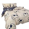 Factory wholesale four-piece cartoon one-piece bedding dormitory sheets quilt cover ins quilt cover three-piece spring