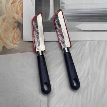 Multi-purpose black handle stainless steel peeler two-in-one dual-purpose planer apple potato fruit peeling artifact wholesale