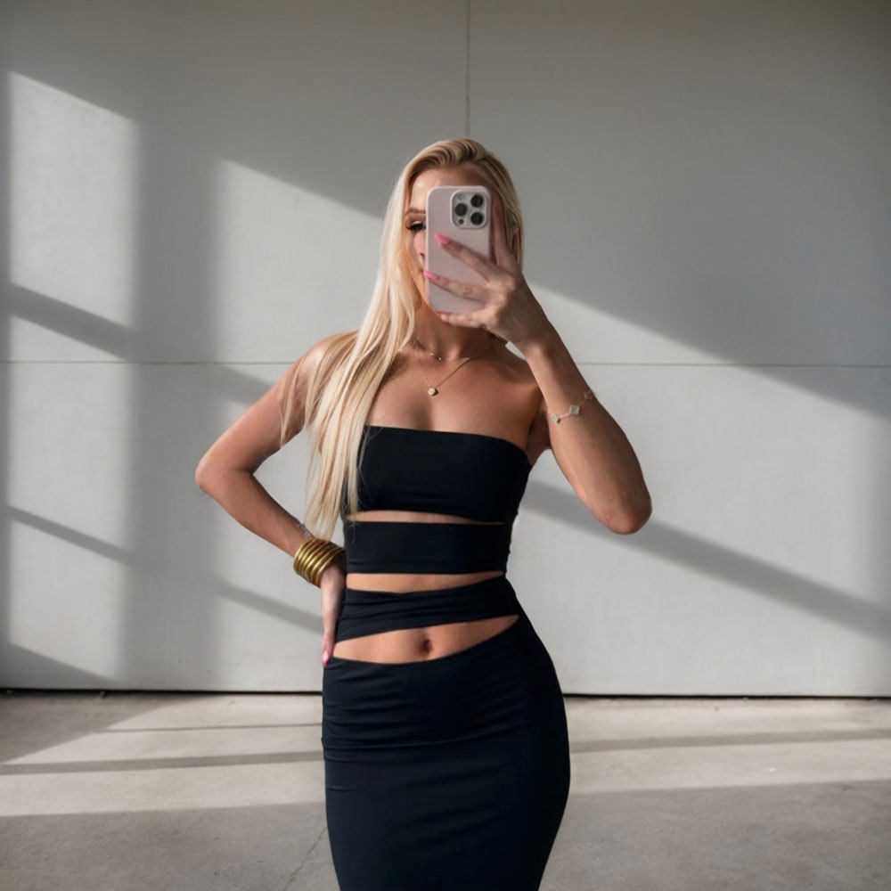 Bodycon Maxi Dress Slim Fit Trendy Design Spring Summer Style Wholesale Available ready to ship