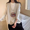Spring New Chinese style elegant National style knitted vest women's embroidered high-grade sweater vest waistcoat